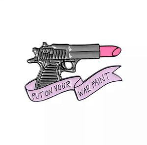 Lipstick Gun Pin