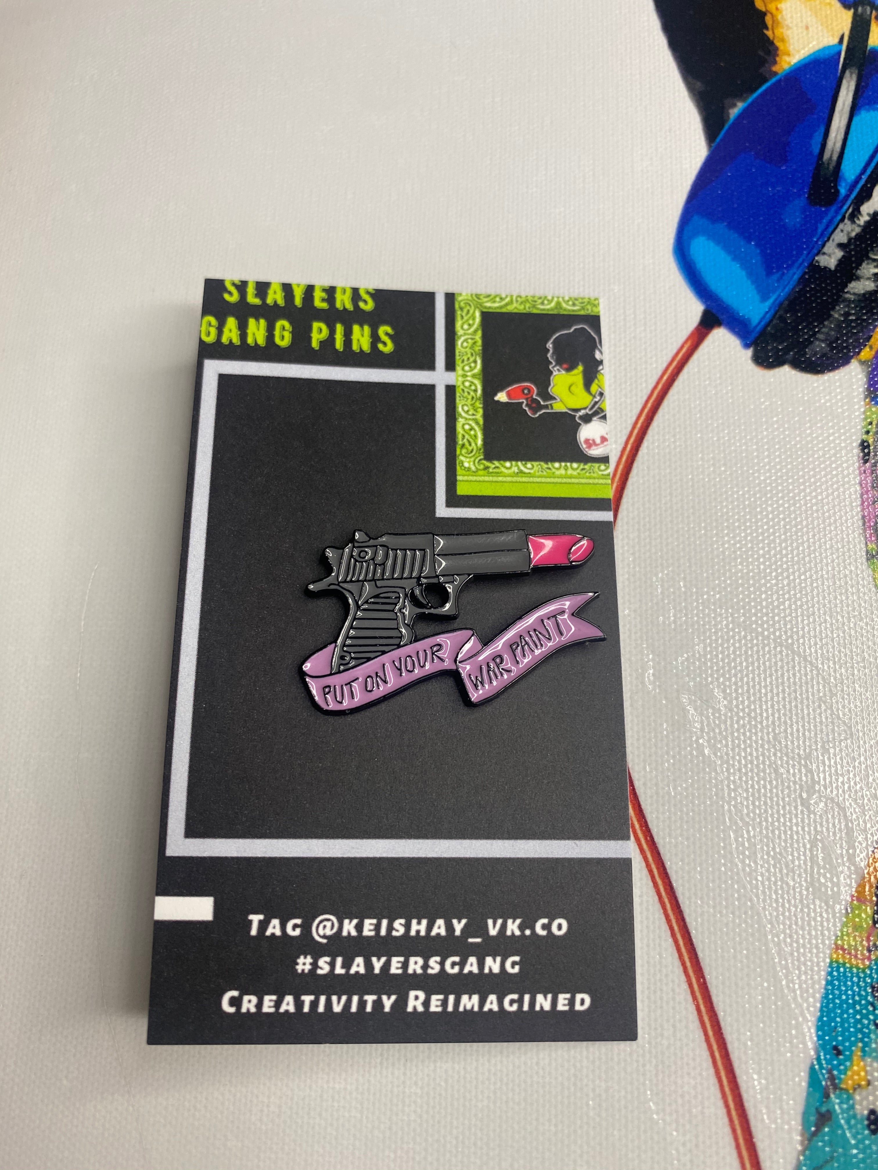 Lipstick Gun Pin